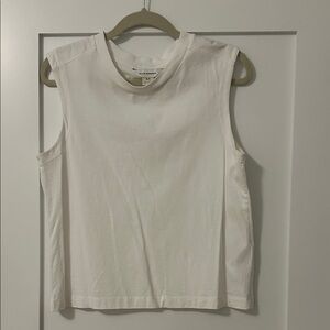 Club Monaco Classic White Muscle Tee